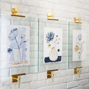 Wall Mounted Floating photo Frames Art display picture wall decor