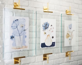 Wall Mounted Floating photo Frames Art display picture wall decor