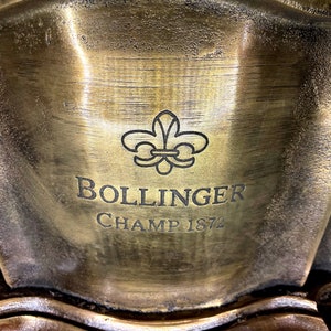 Enfriador de vino Bollinger Champ 1872 Trofeo solo para ganadores Plantador de cubos de hielo Níquel / Plata / Enfriador de champán / Artículos de bar / Bar decorativo imagen 6