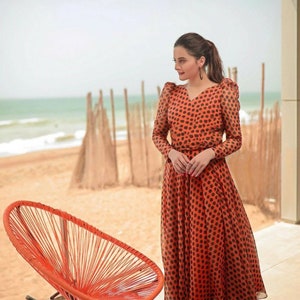 Polka dot deals kurtis online