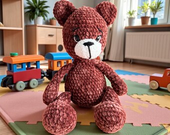 Amigurumi Teddy Bear Digital Crochet Pattern