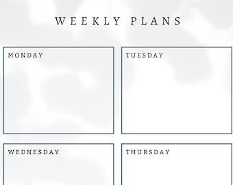 Weekly Planner