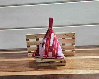 Valentines Day Triangler Zipper Pouches