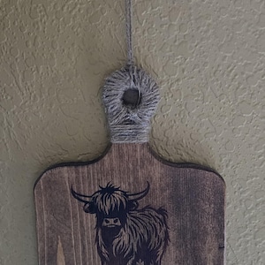Handmade decorative breadboard sign