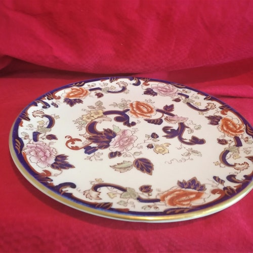 Masons Mandalay gateau plate pristine condition shops 12 ins free delivery