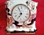 Masons Mandalay mantel or bedside clock 5 inch that 39 s 12.5cm tall free delivery