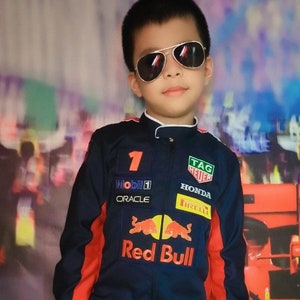 Red Bull Inspired Racing costume for kids Halloween / Birthday outfit/ Cosplay