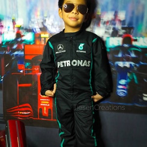 Petronas inspired  Racing costume for kids Halloween / Birthday outfit