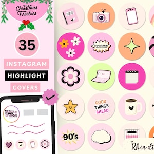 Retro Vibes Instagram Highlight Cover - Instagram Highlight Icons - Retro Instagram Branding - Pink Black Fun, Bold  IG Covers - 01RV2