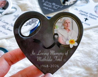 Celebration of Life Favors, Personalized Photo Bottle Opener Fridge Magnet, Remembrance Gifts