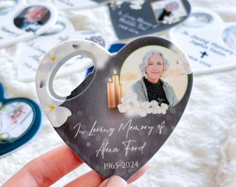 Personalized Photo Funeral Magnet Bottle Opener