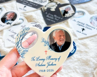 Personalized Memorial Bottle Opener Favor