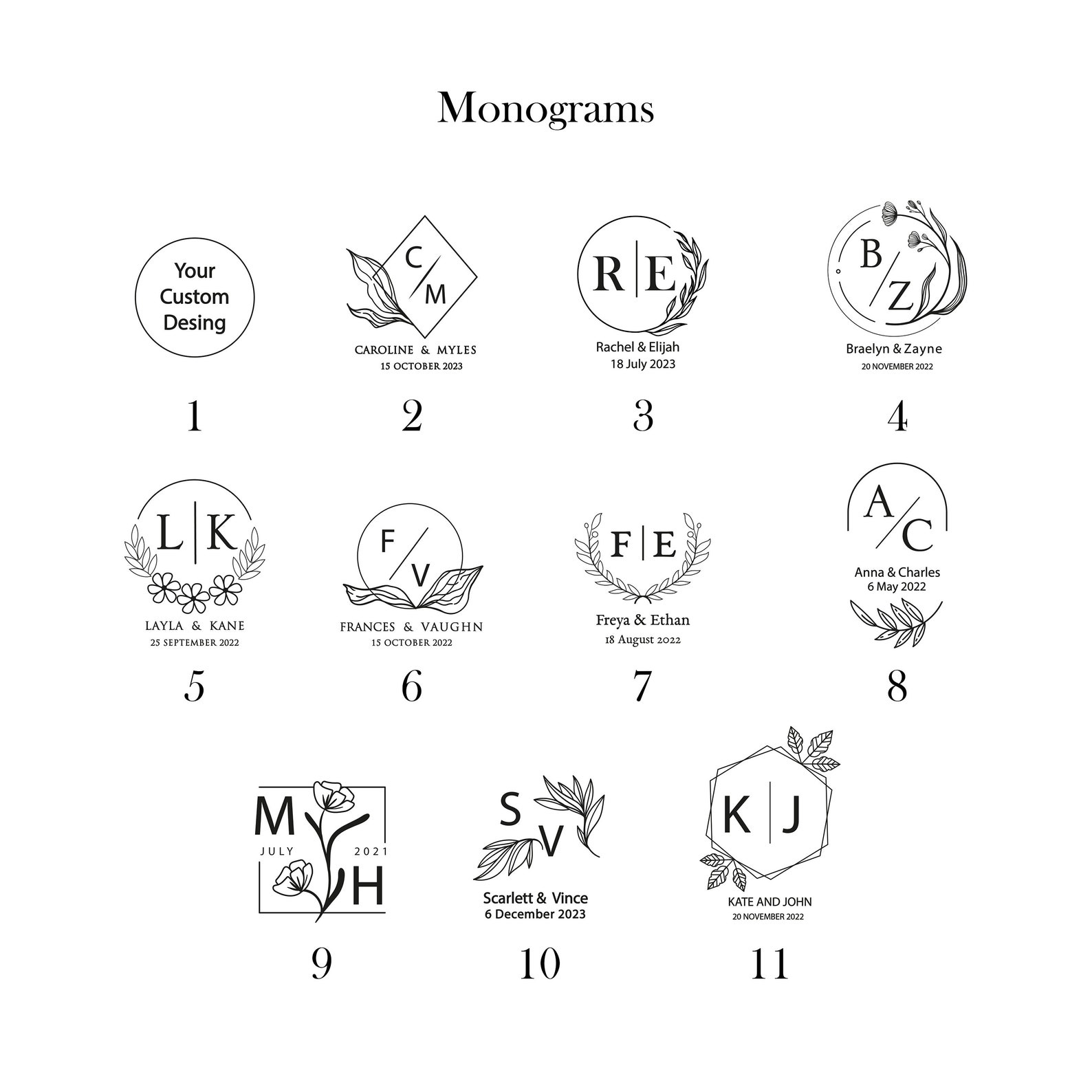 Personalized Napkins Wedding Napkins Custom Monogram Dinner Etsy