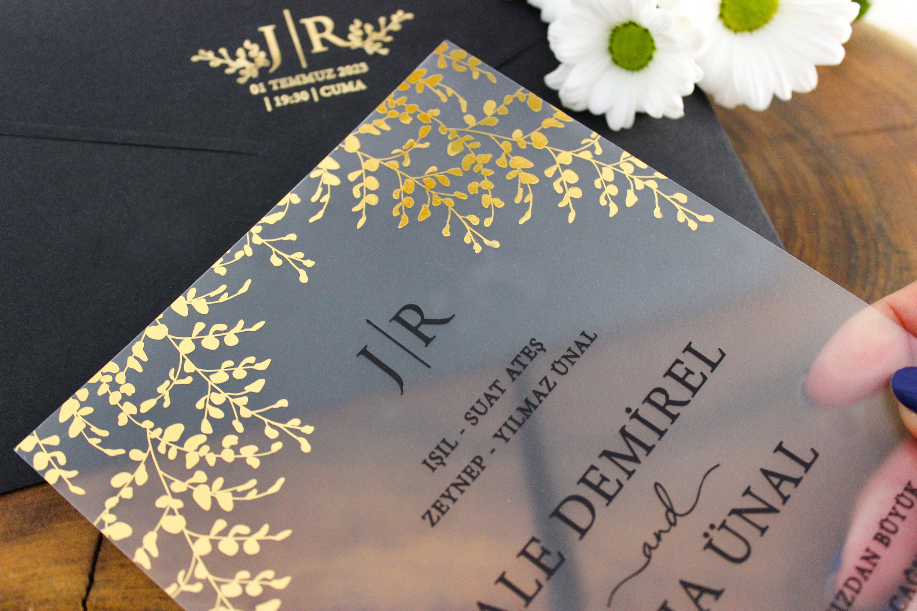 Frosted Acrylic Invitation Suite
