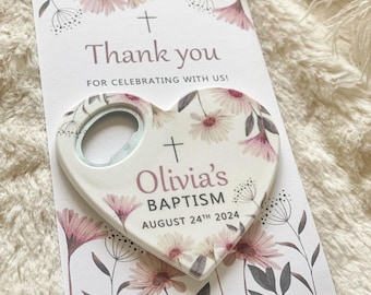 Personalized Baby Shower Bottle Opener Magnet Favors