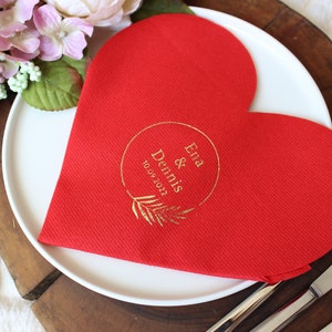 Tovaglioli personalizzati, tovaglioli da matrimonio, tovaglioli da cena con monogramma personalizzato