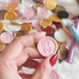 Vintage-Inspired Wax Seal Sticker - Perfect for Invitations and Stationery