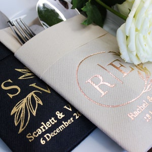 Kundenspezifische Servietten, Esszimmer-Dekoration, Dinner-Servietten, formelles Abendessen