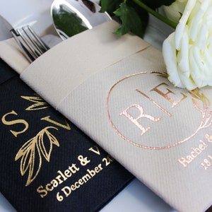 Custom Napkins, Dining Decoration, Dinner Napkins, Formal Dinner