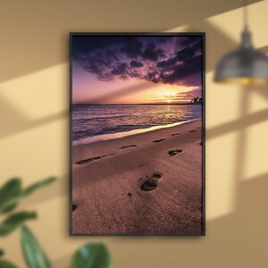 Tenerife Sea, Canary Islands - Printable Wall Art | Digital Download | Photography Print | Beach Sunset | Travel Vacation | Poster Photo