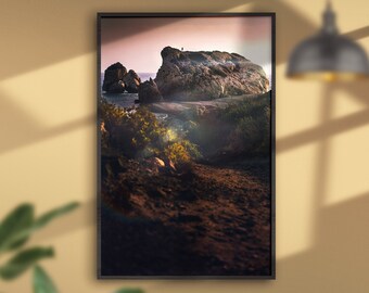 Aphrodite's Rock, Cyprus - Printable Wall Art | Digital Download | Photography Print | Beach Sunset | Travel Paphos | Poster Photo
