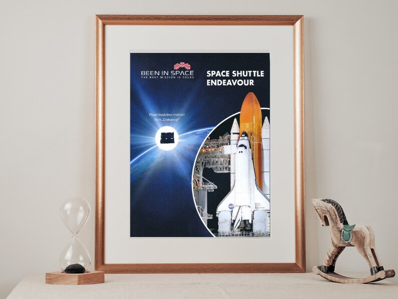 Space Shuttle Endeavour Flown Insulation 8x10 Presentation - Etsy