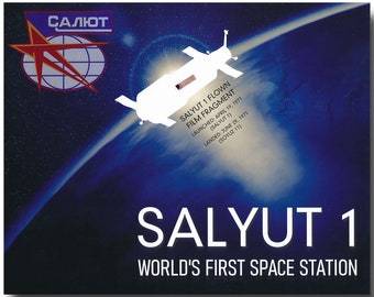 Salyut 1 - world's first spacestation - SPACE FLOWN film fragment presentation
