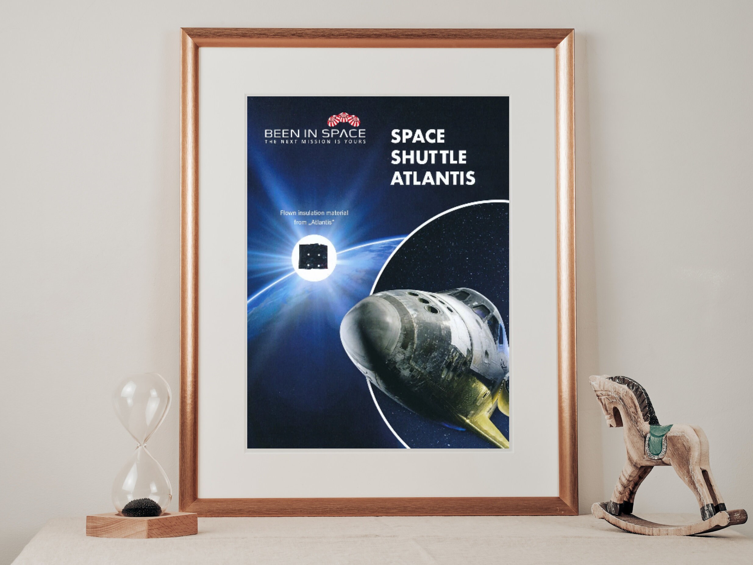 Space Shuttle Atlantis Flown Insulation 8x10 Presentation - Etsy