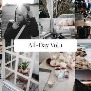 LightRoom Presets for every situation! All-day vol.1 / for professional photographers and influencer / dslr & smartphone compatible