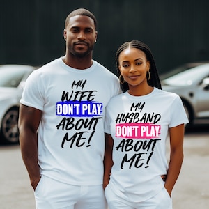 Mon mari ma femme ne joue pas avec moi PNG uniquement | Usage commercial inclus | POD approuvé