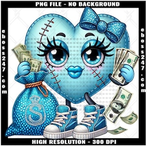 Heartless Purple Broken Heart Counting Money Cash Bandage Eyes Rich Hustling No Love Scar Face Trap Trapper Quote Tattoo Art Logo PNG