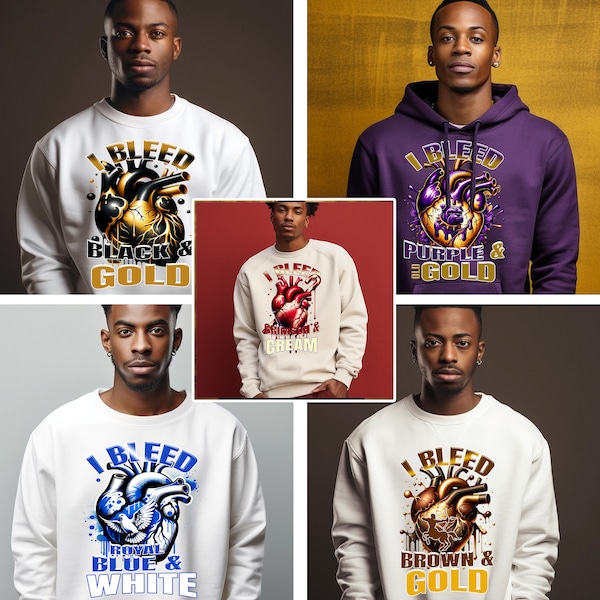 I Bleed HBCU Fraternity Bundle