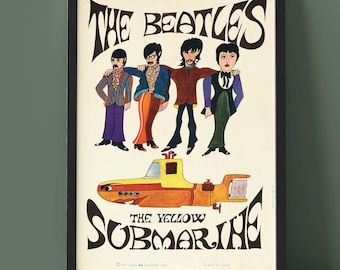 Yellow Submarine - Beatles - Italy - Framed Print