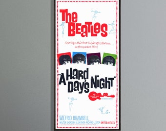 A Hard Day's Night Beatles Film Framed Print