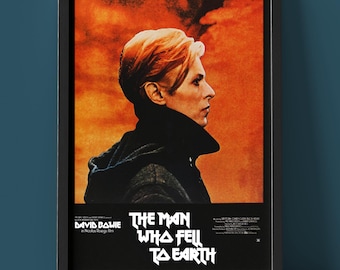 David Bowie - the Man Who Fell To Earth Film Poster - Framed Print