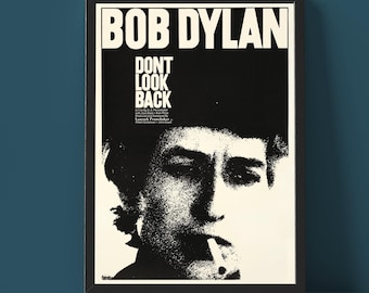 Bob Dylan - Don't Look Back Film Poster - Framed Print