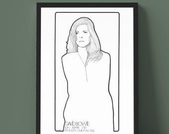 David Bowie - Concert Poster - Framed Print