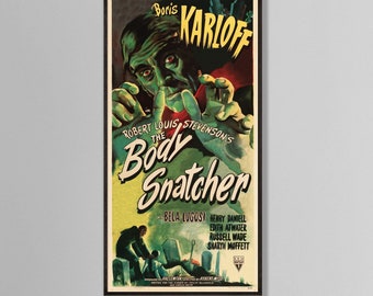 The Body Snatcher - Boris Karloff - Vintage Film Poster - Framed Print