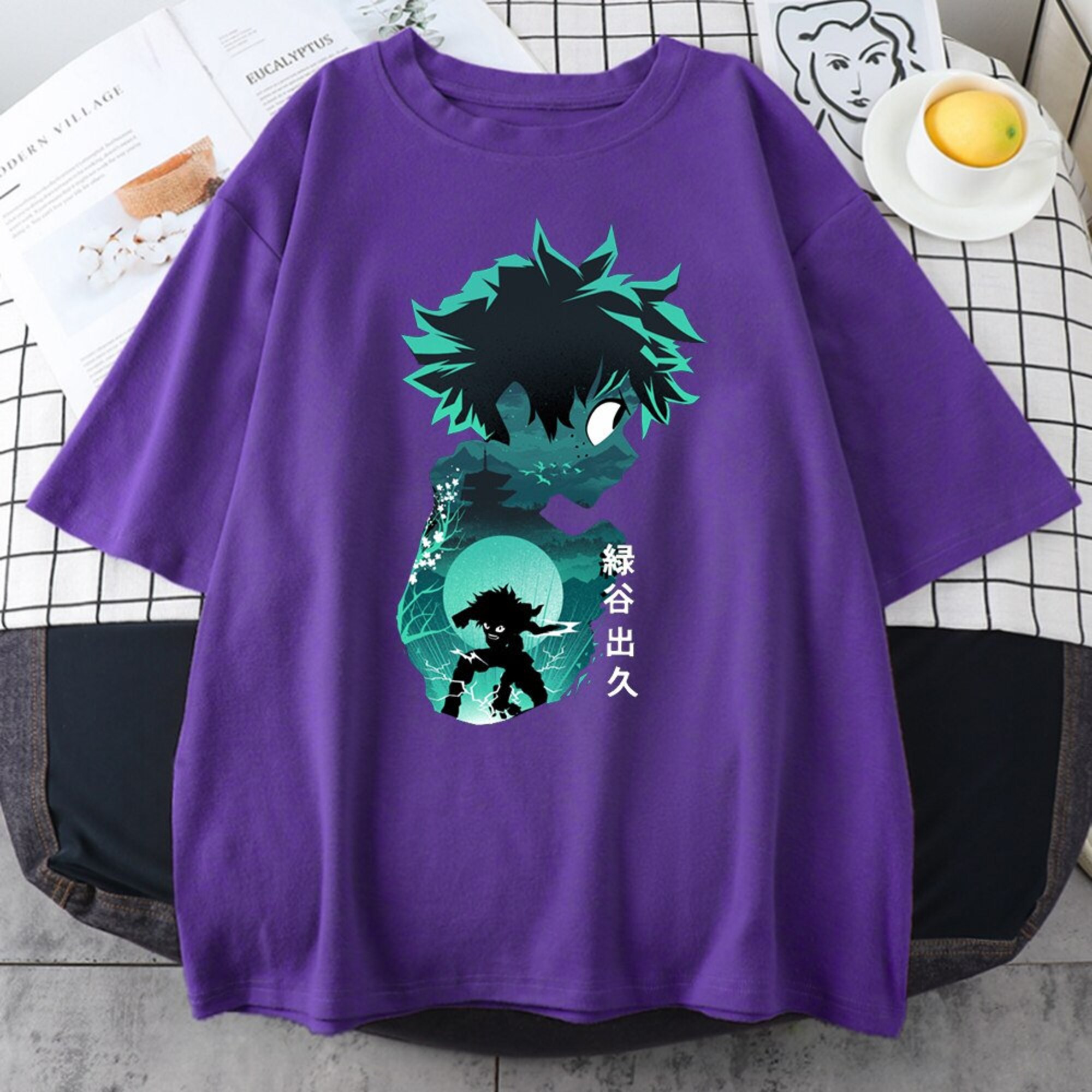 Discover Anime Art Inspired, My Hero Academia Cute Anime Women Oversized T Shirt