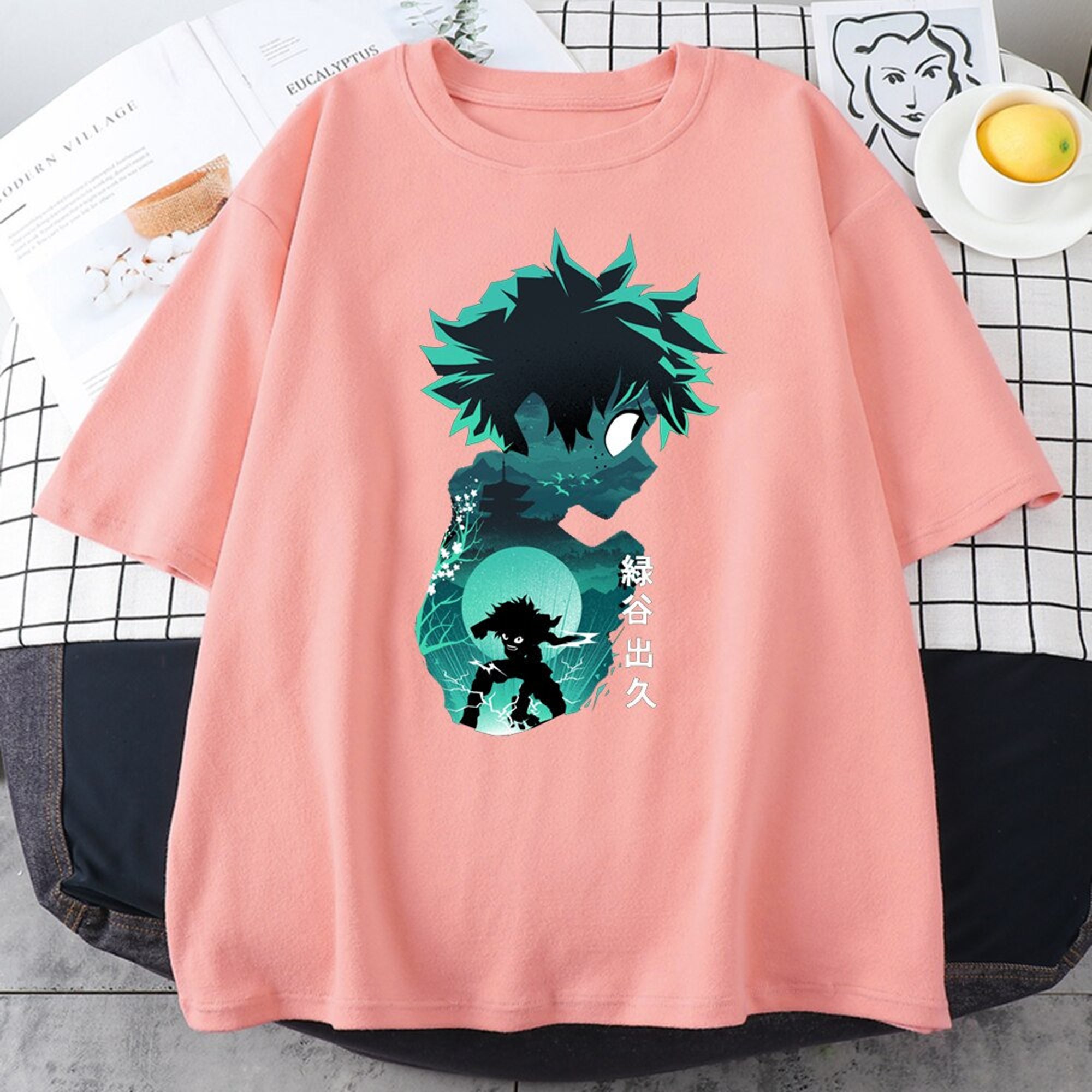 Discover Anime Art Inspired, My Hero Academia Cute Anime Women Oversized T Shirt