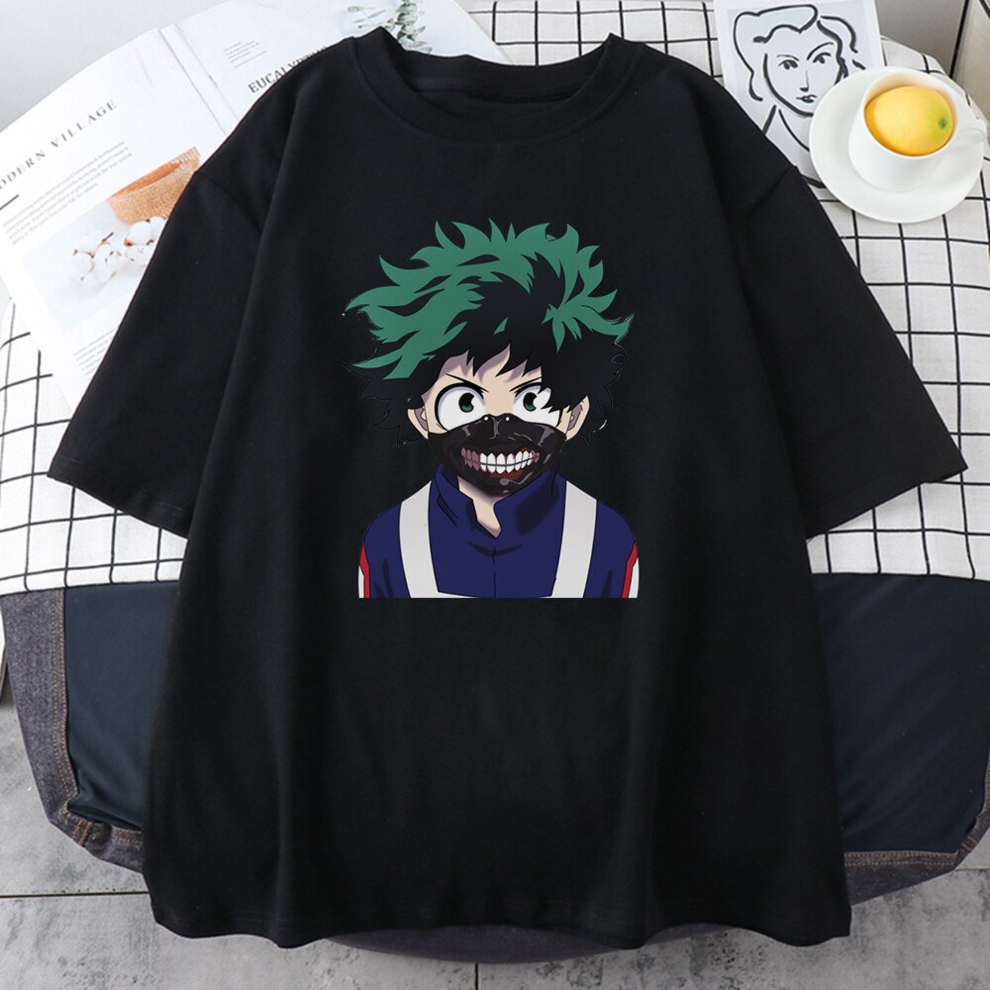 Discover Anime Art Inspired, My Hero Academia Cute Anime Women Oversized T Shirt