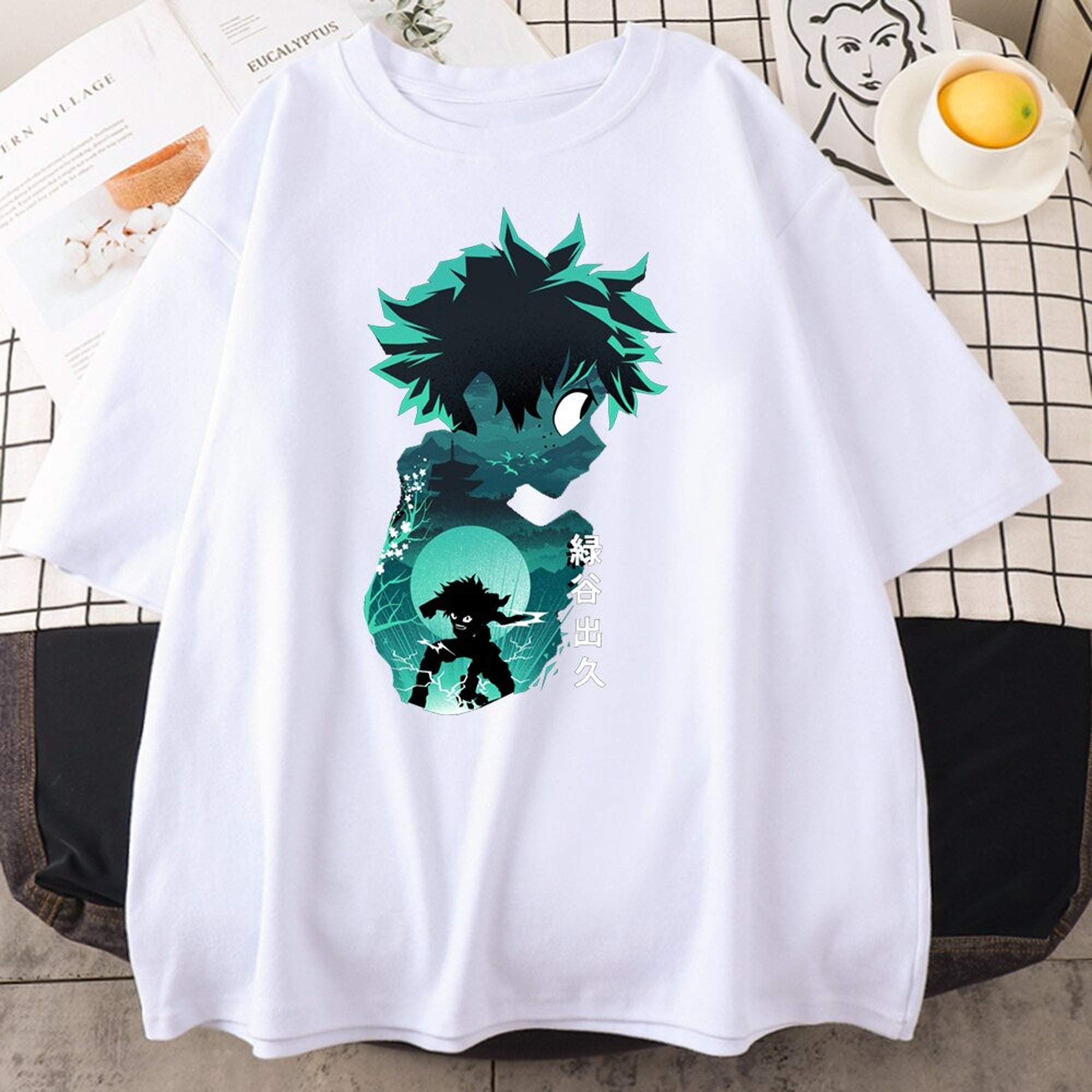 Discover Anime Art Inspired, My Hero Academia Cute Anime Women Oversized T Shirt