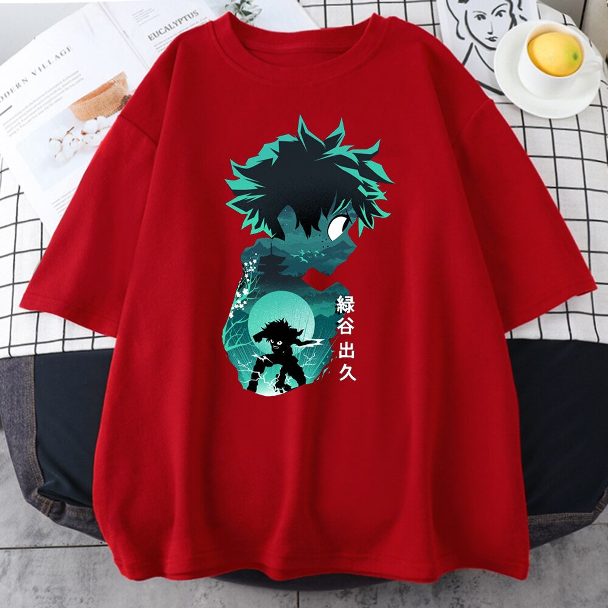 Discover Anime Art Inspired, My Hero Academia Cute Anime Women Oversized T Shirt