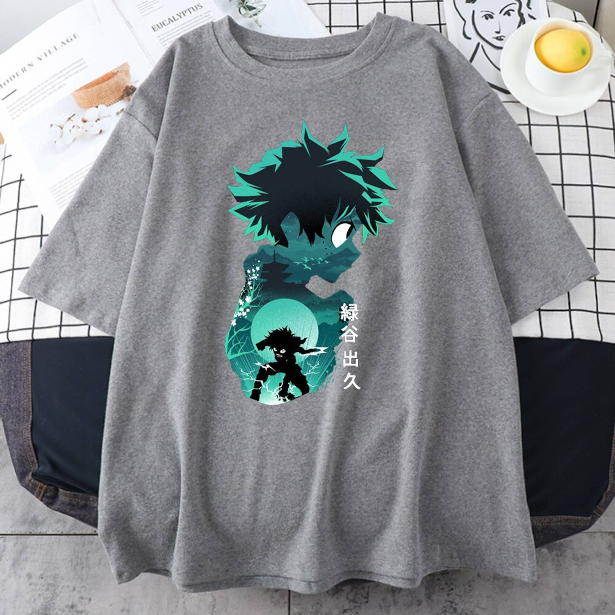 Discover Anime Art Inspired, My Hero Academia Cute Anime Women Oversized T Shirt