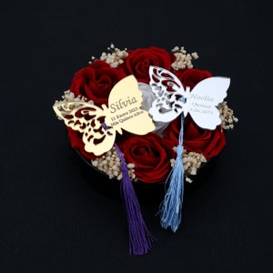 Butterfly Mirror Magnet, Wedding Party Favors, Sweet 16 Gift, Baby Shower Favors, Mis Quince 15, Acrylic Mirror, Quinceañera Gift, Birthday