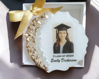 Personalized Epoxy Magnet, Graduation Gift, Custom Resin Keepsake, Graduation Party Favor,2025 Graduate Gift, High School/College Graduation