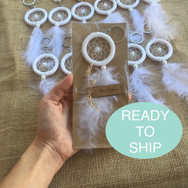 Ready to Ship Dreamcatcher favors, Mini dreamcatchers, Wedding favors, Bridal shower favor, Baby shower favors, Moon child, Boho party favor