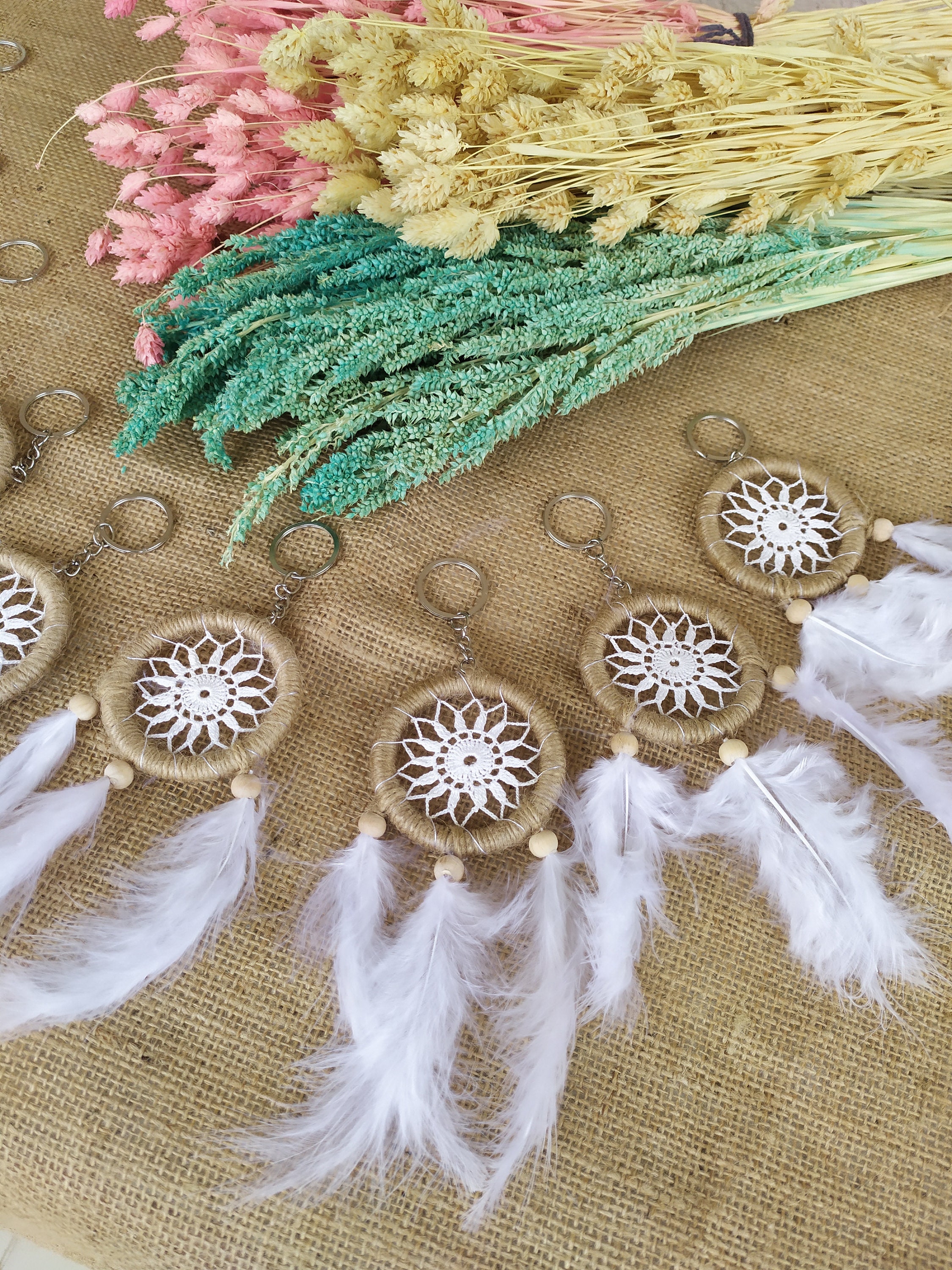 Dream catcher deals keychain favors