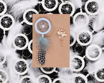 Chaveiro Apanhador de Sonhos 2026 Boho Lembrancinha para Convidados com Etiqueta Personalizada
