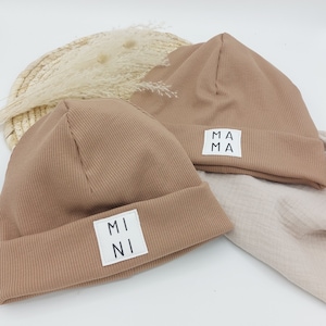 Hipster Beanie | Partner look mother son | Mother daughter set